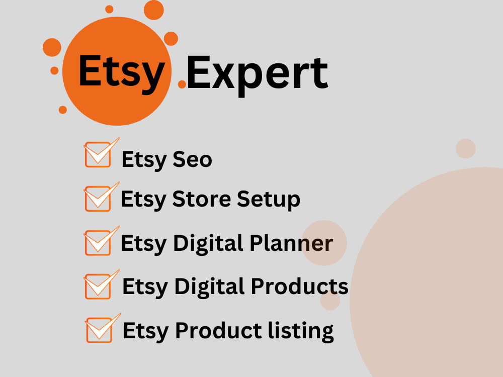 Etsy Shop Setup Service | Branding, SEO, Banner Design, Product Listings in San Francisco