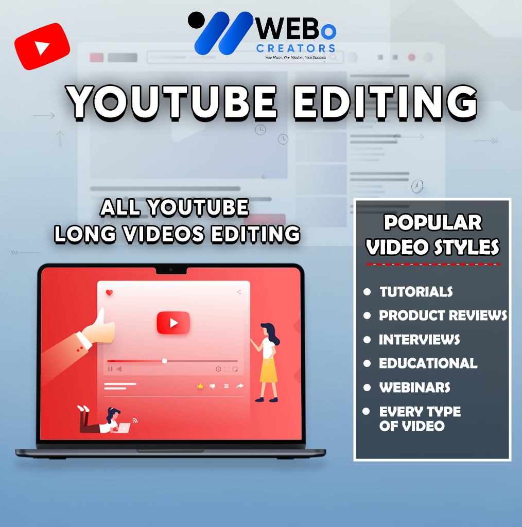 YouTube Video Editing Services at Affordable Cost - Hire Experienced YouTube Video Editors in San Francisco